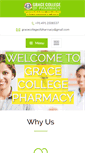 Mobile Screenshot of gracecollegeofpharmacy.com